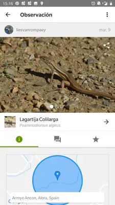 iNaturalist android App screenshot 2